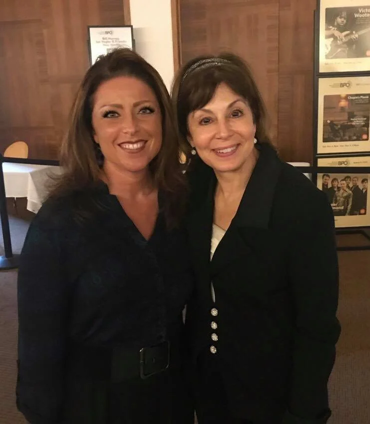 Sarah Pearson and JoAnn Falletta, such a dear friend and incredible mentor!