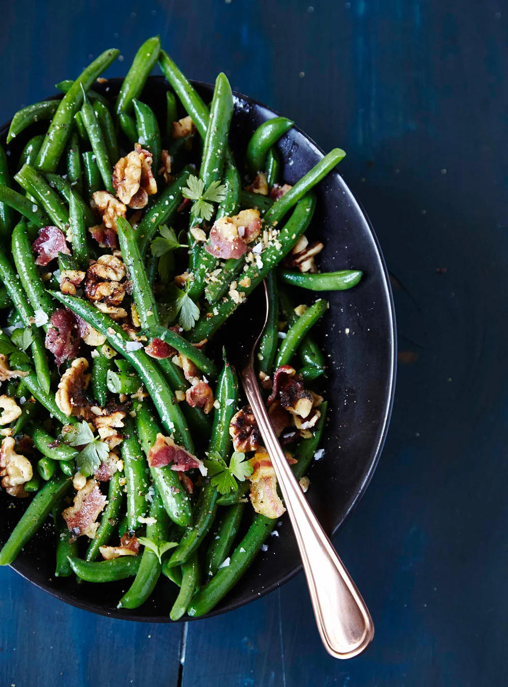 Weight Watchers Green Beans with Bacon