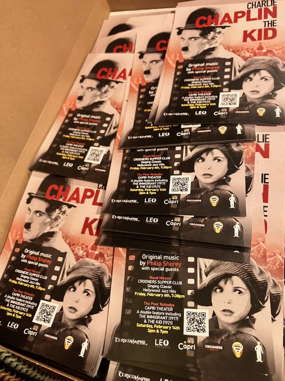 Charlie Caplin's The Immigrant - The Poor Nobodys + Charlie Chaplin's The Kid - Philip Shorey &amp; CVO