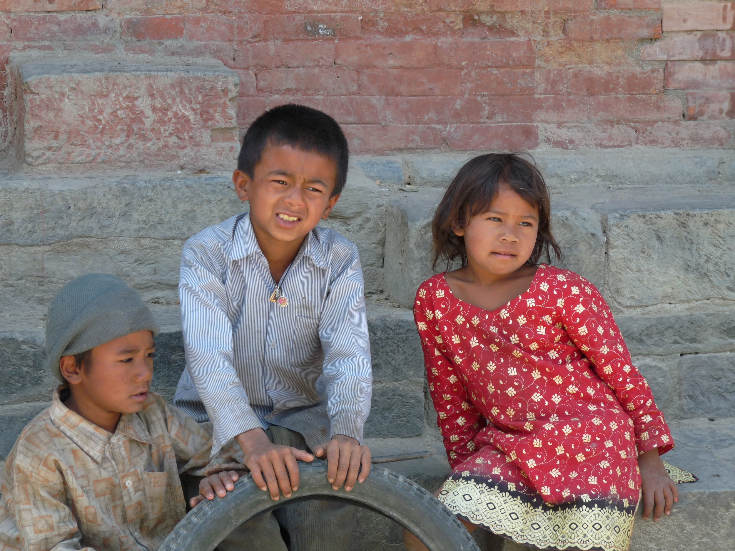  Les enfants népalais sont très attachants 