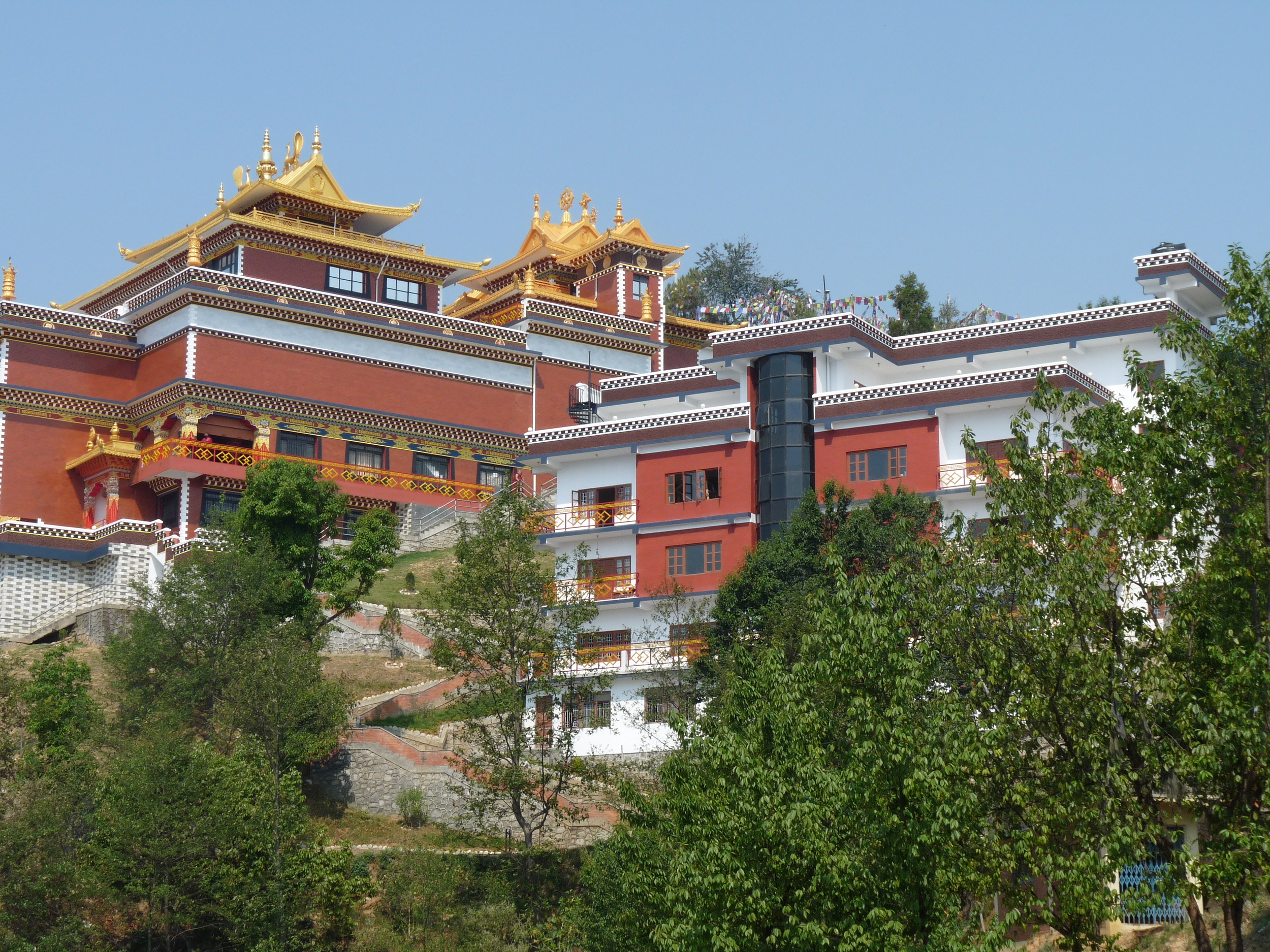  &nbsp;Le monastère de Namo Buddha dans la vallée de Katmandou 