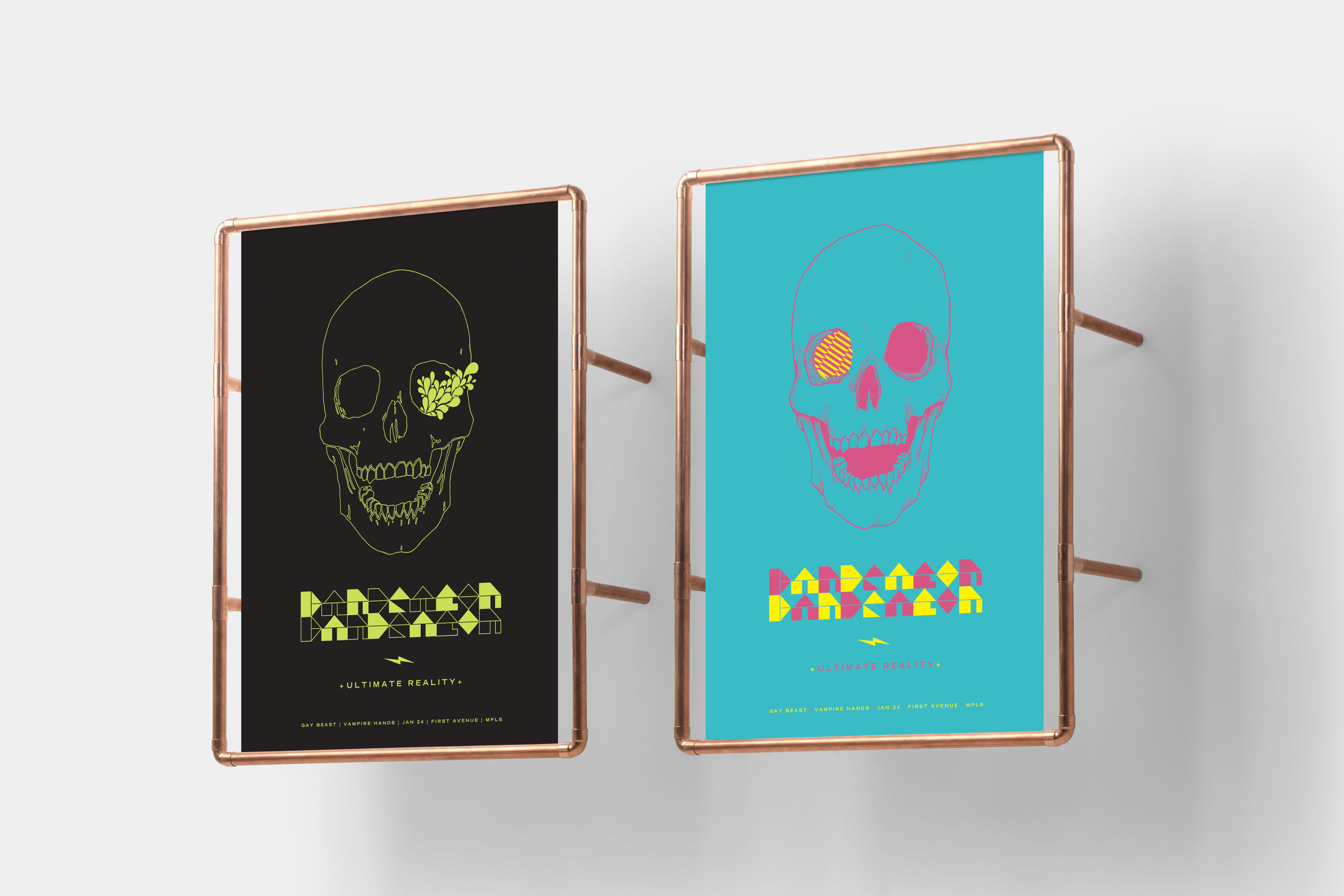  Dan Deacon glow-in-the-dark poster  Created with Flora Fauna 
