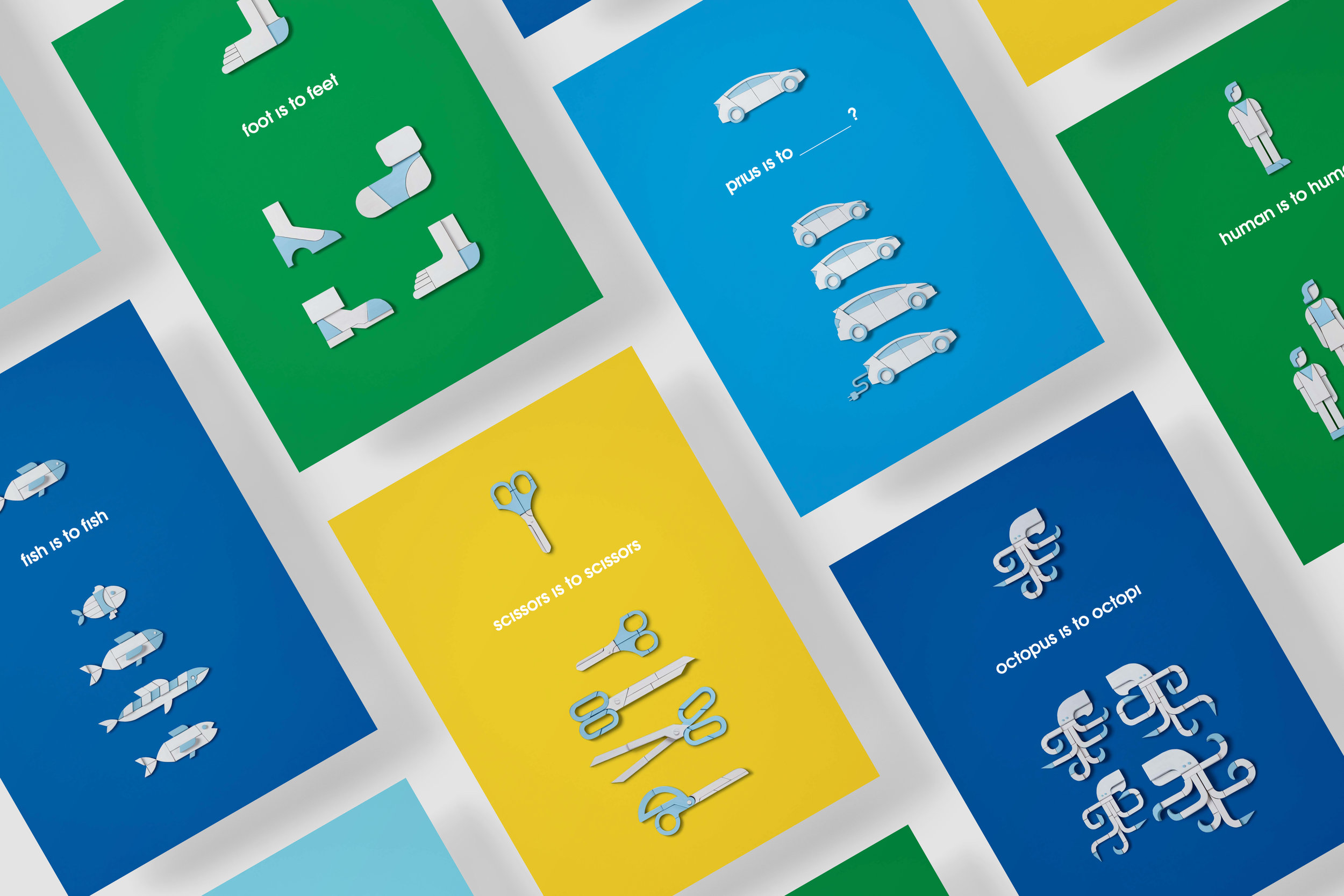   'Prius is Plural' poster series  Created with Hunter Gatherer 