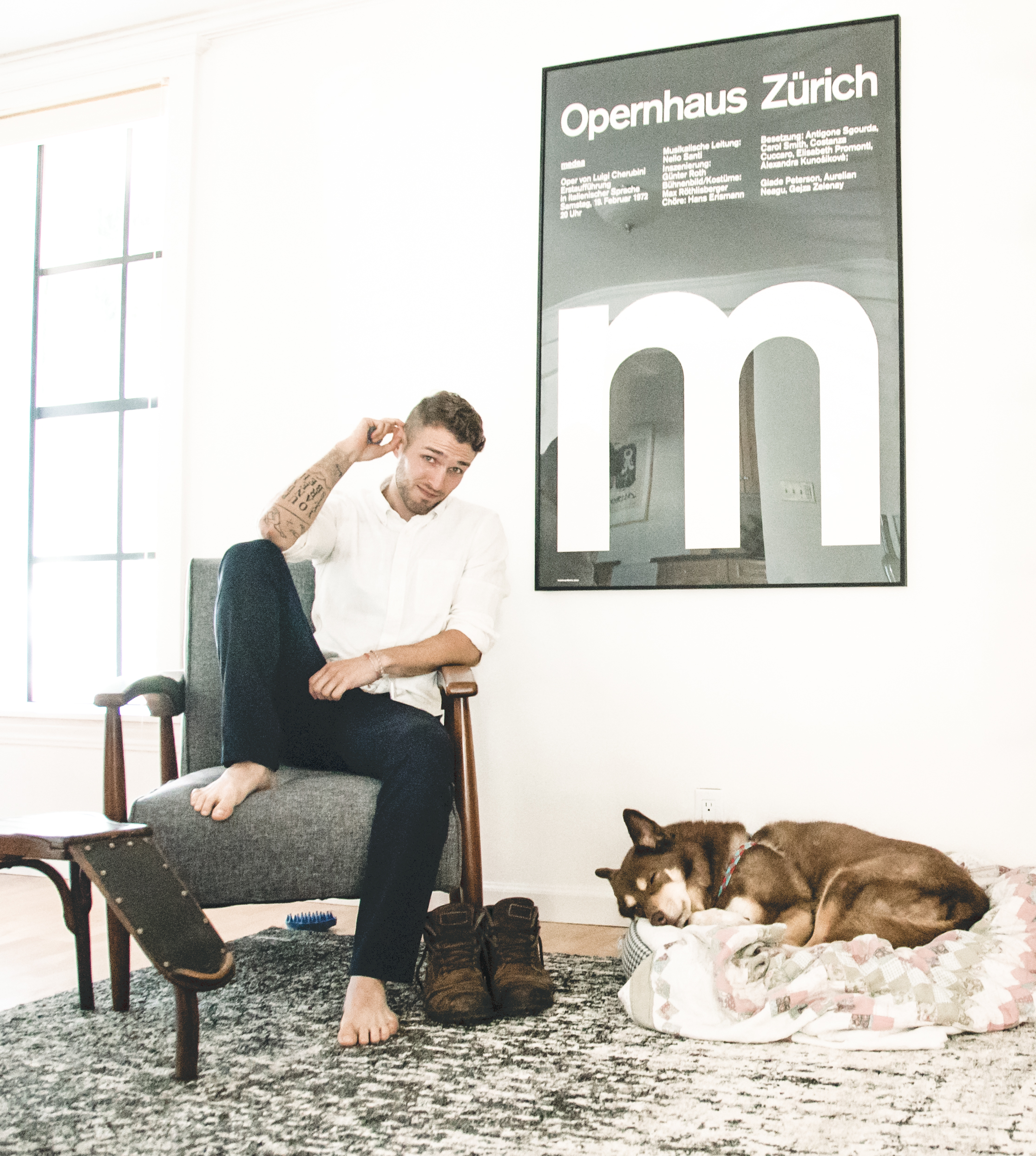 Sophie and me at home. September 23, 2015.