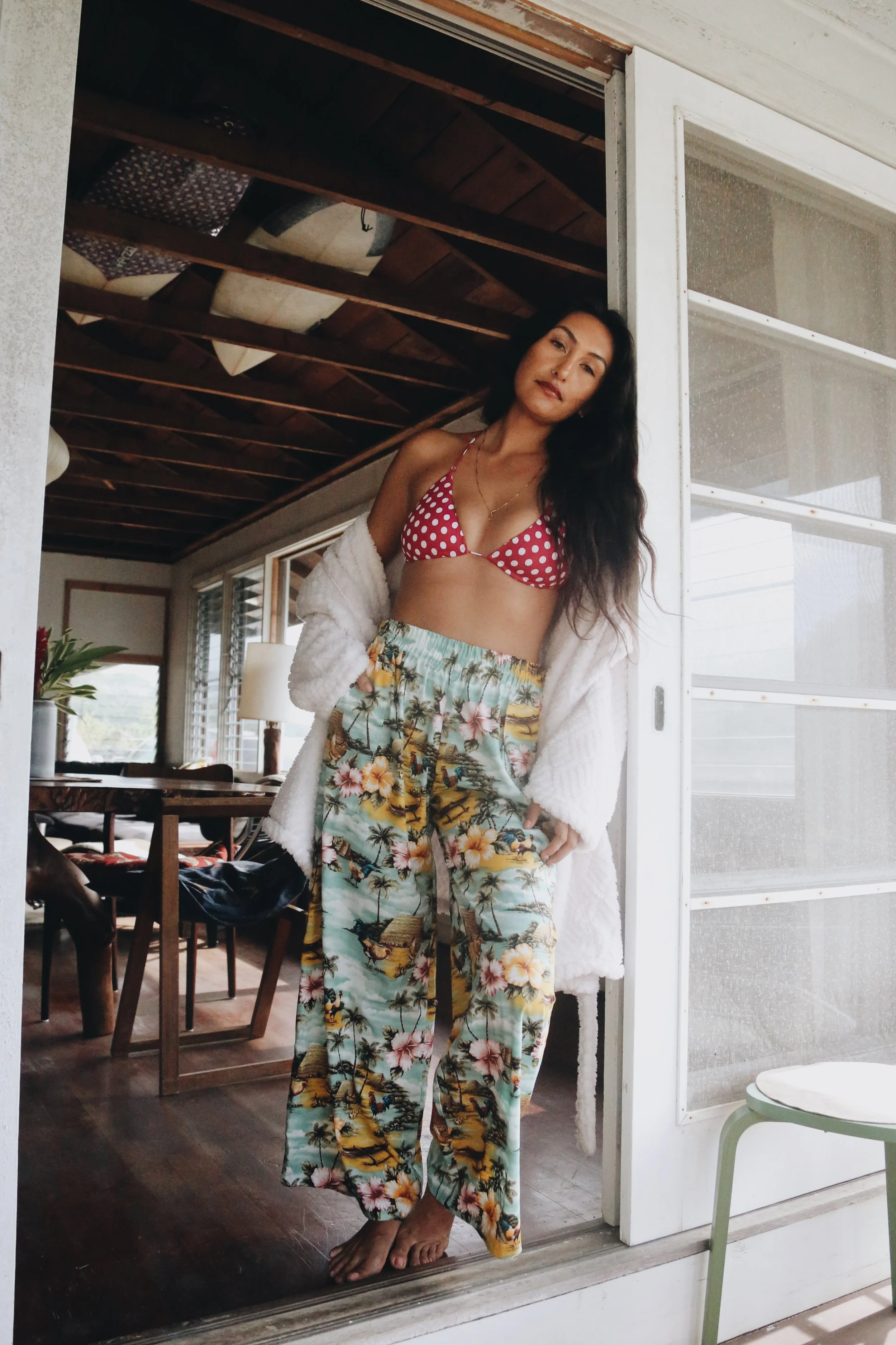 JOHNNY PANT - GREEN MOA ALOHA