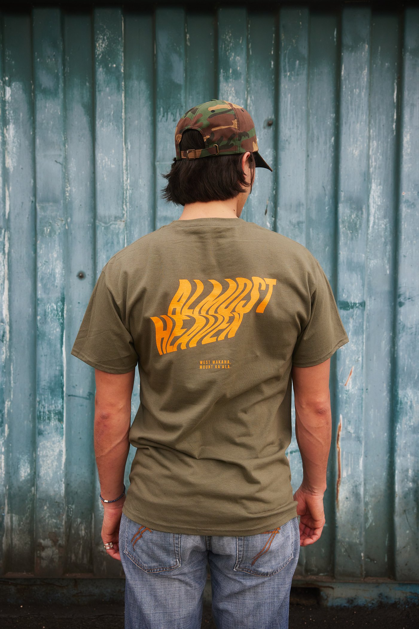 ALMOST HEAVEN - OLIVE/ORANGE