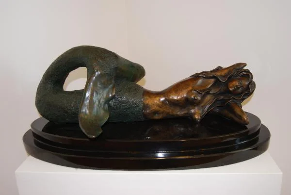 The Duchess Limited Edition, Artist Proof 3/3 Cast Bronze & Marble 11" x 27" x 14" $5,200