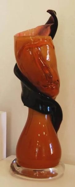 Amber Vessel Hand Blown Glass $4,200