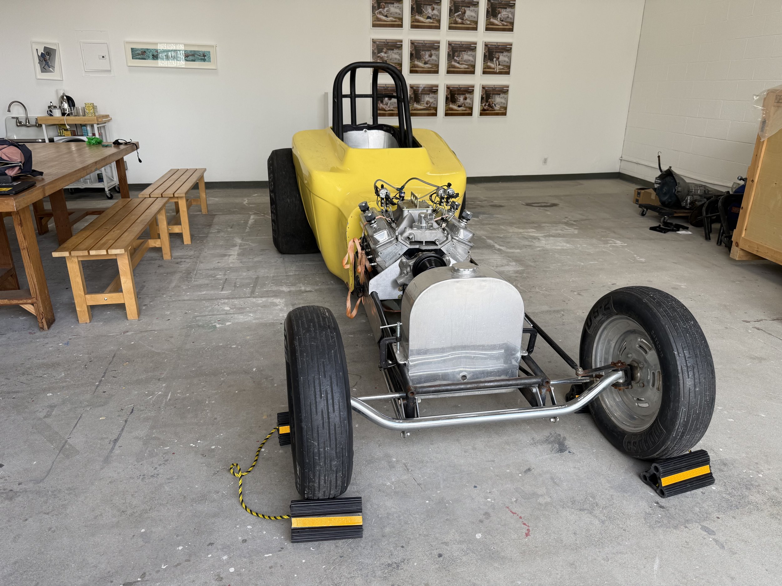  Dragster at Suzanne Lacy’s Studio. Photo by Joana Cardozo. 