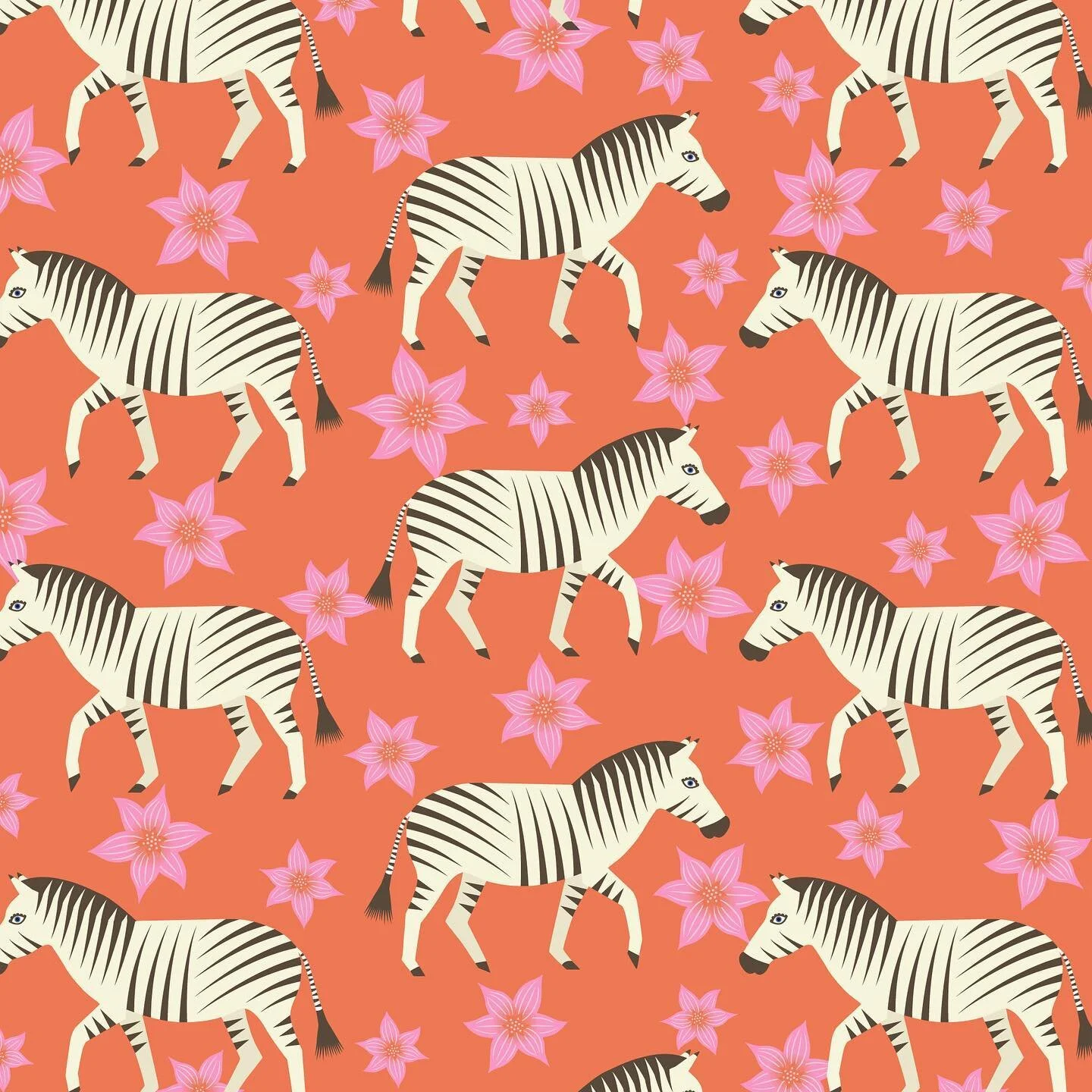 Day 62/100 This one is a little random. These were the elements I had &ldquo;on hand&rdquo; from another project. One of the benefits of working digitally. Not a pattern I would have set out to make but I think it&rsquo;s kind of fun. #100daysofpatte