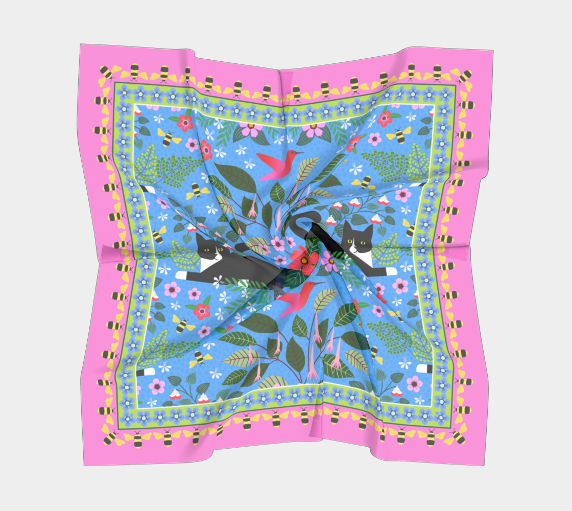 Katie and the Hummingbird Scarf