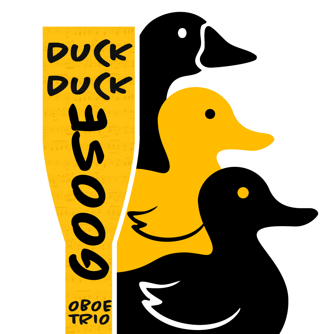 Duck Duck Goose Oboe Trio Logo