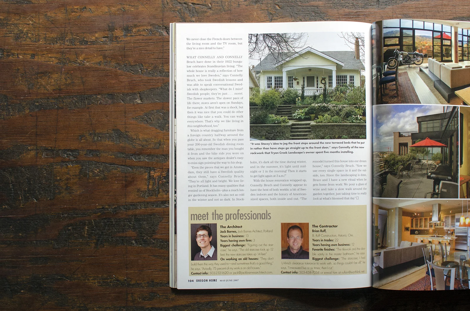 Oregon Home Magazine . Project: NW Quimby Street