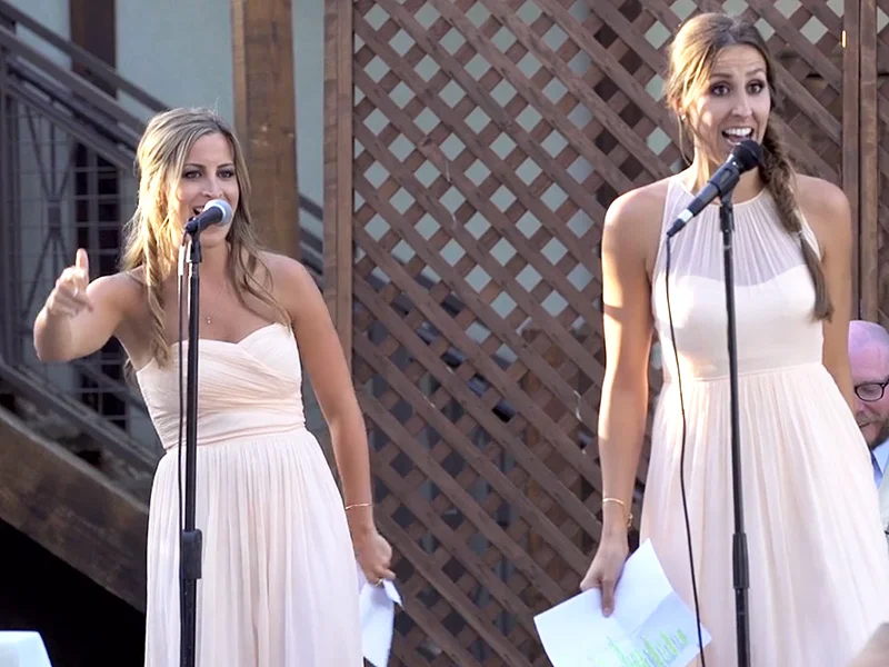 The Most Epic Wedding Toast Song You'll Probably Ever See