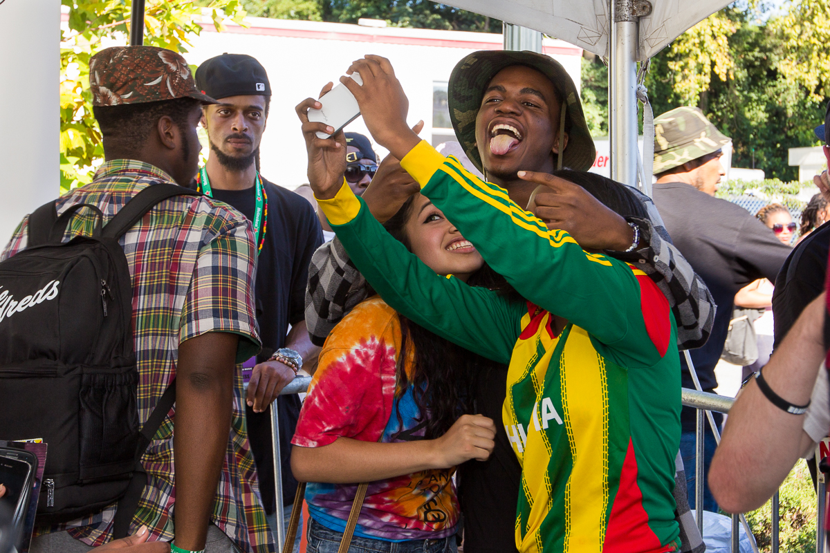 Joey Badass w/fans