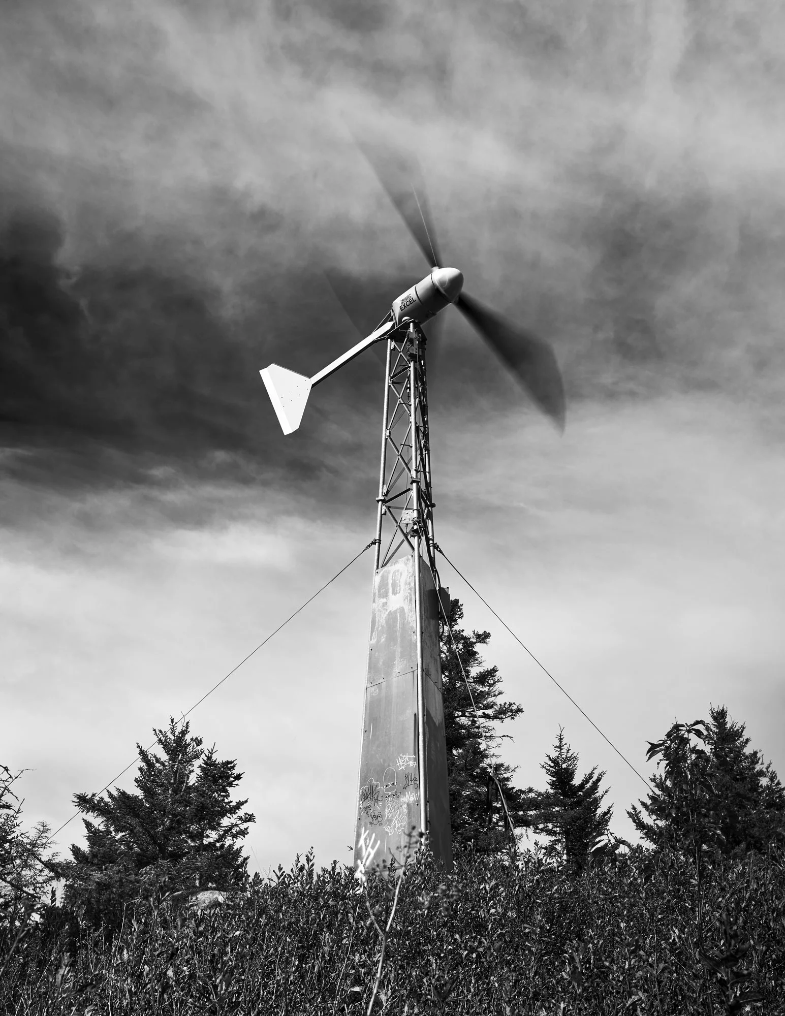 Windmill atop Black Mountain.