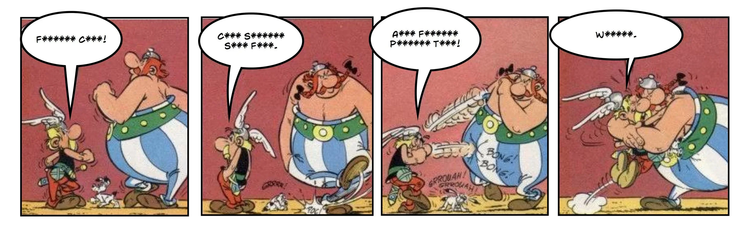 ASTERIX VS. *** ASTERISKS ***