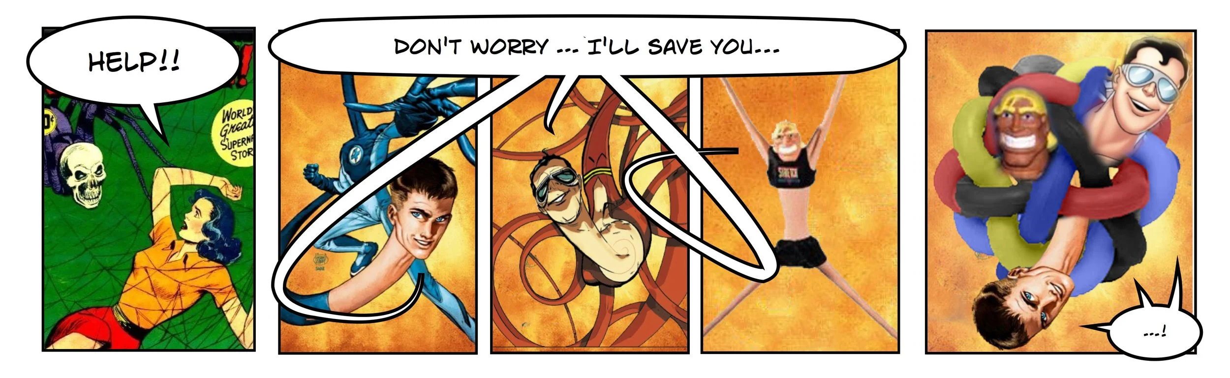 MR. FANTASTIC vs. PLASTIC MAN vs. STRETCH ARMSTRONG