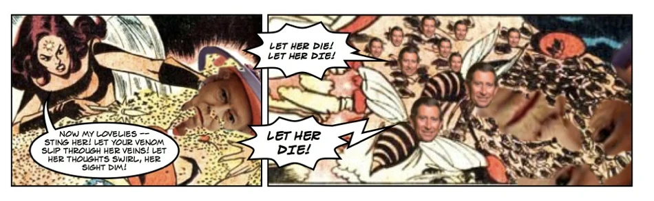 QUEEN BEE vs. THE QUEEN