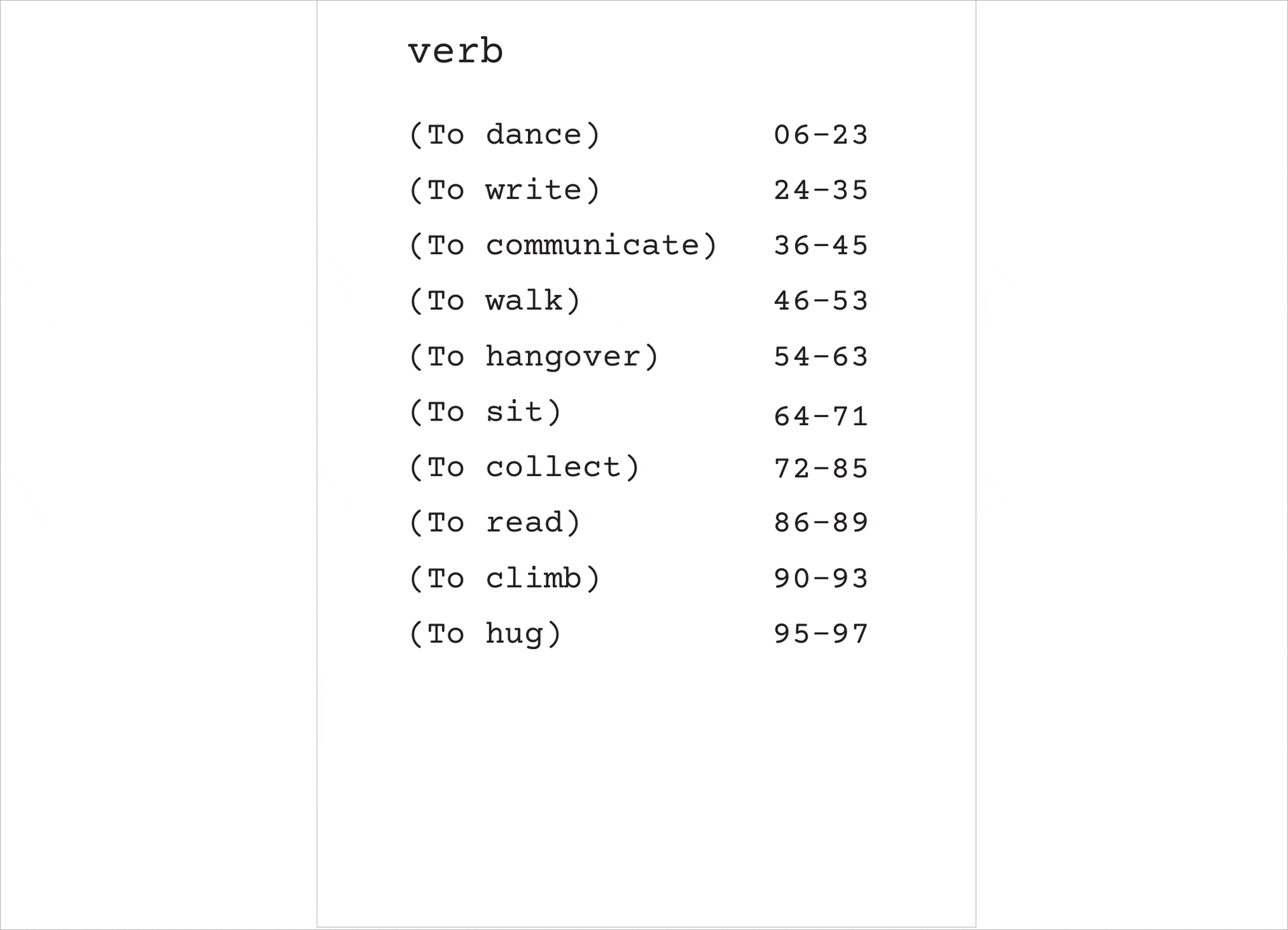 Lucy Ye — The Verb Book