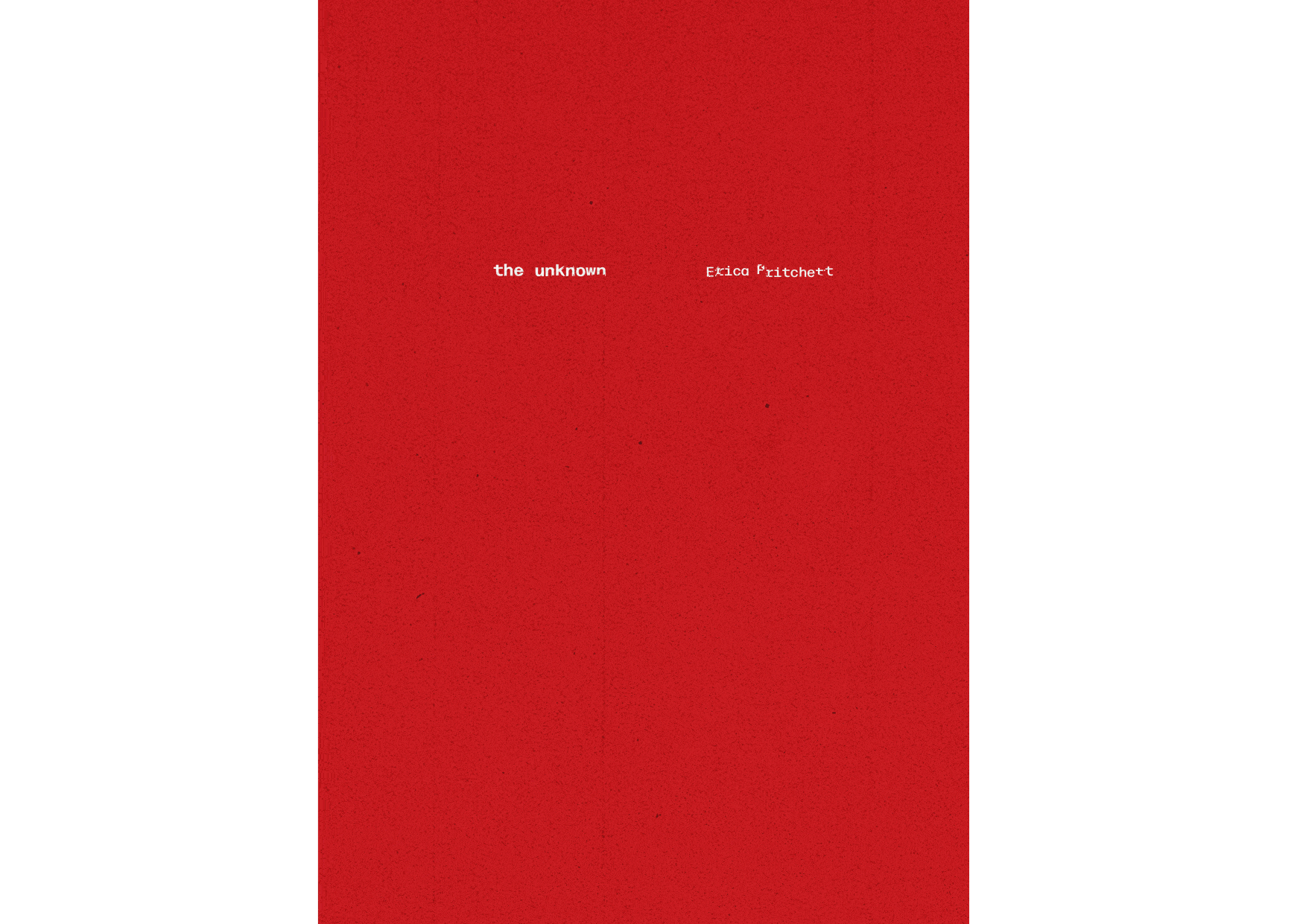 Erica Pritchett — Poetry Anthology