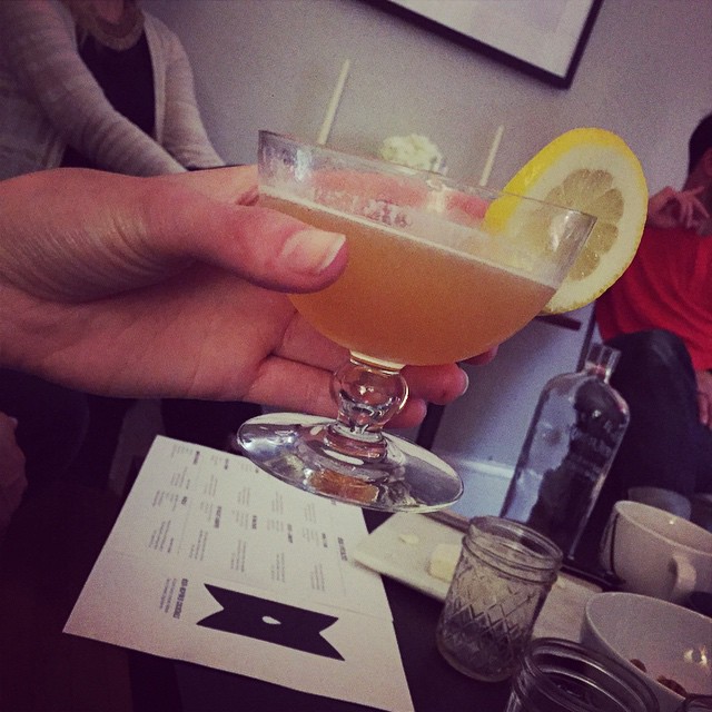 Booth of London: Gin, Mosaic hopped Tonic, fresh lime wedge. 
