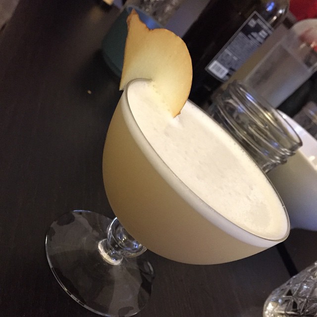 The Millers Daughter: Irish whiskey infused with roasted barley, fresh Bosc pear and clarified milk. this one is undeniable. 