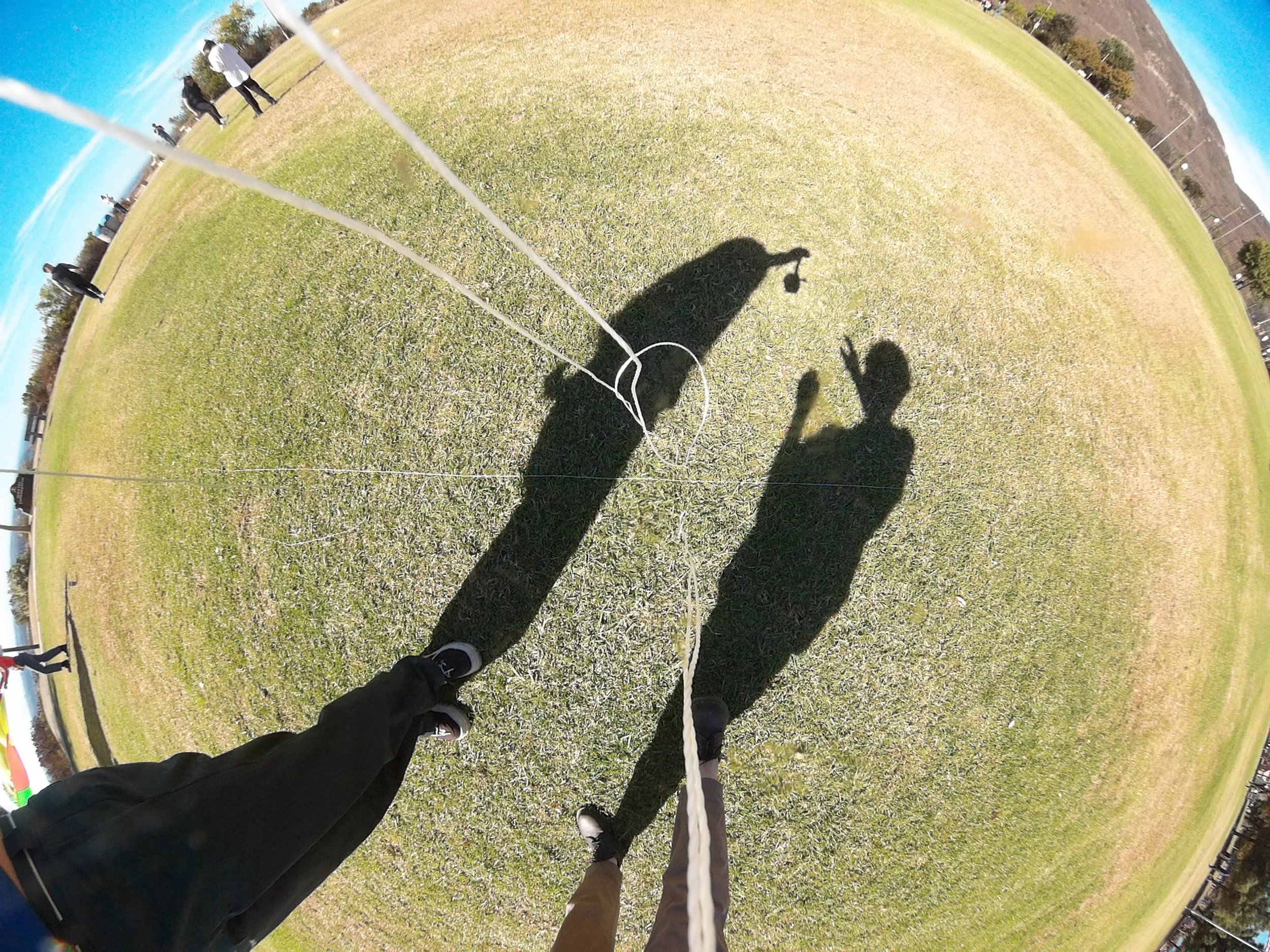   Image taken by a participant from their kite-camera  