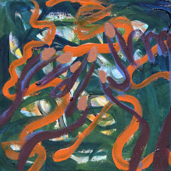 Feelin' It, 2017 ($250) Oil on canvas, 12 x 12 inches. For information...
