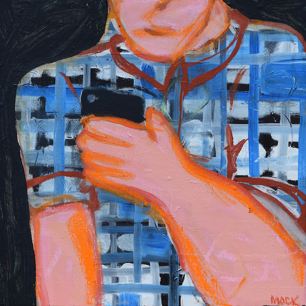 I'm Listening, 2017The Ball Game, 2017 ($250) Oil on canvas, 12 x 12 inches. For information...