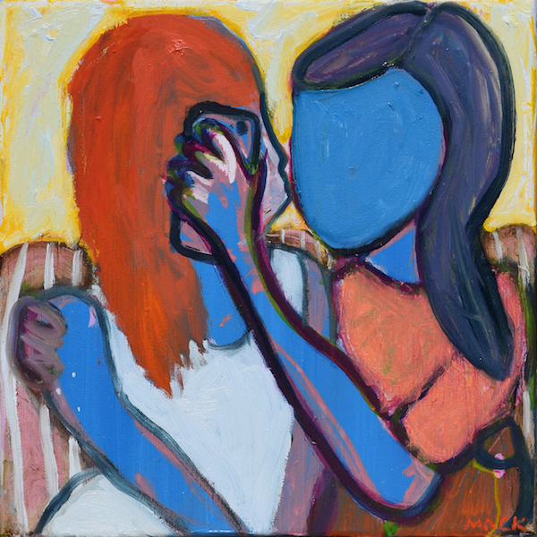 Selfie, 2017 ($200) Oil on canvas, 12 x 12 inches. For information...