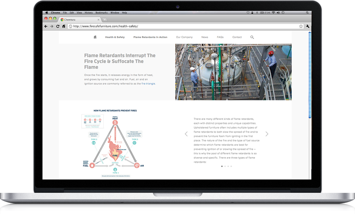 Scroll down website 