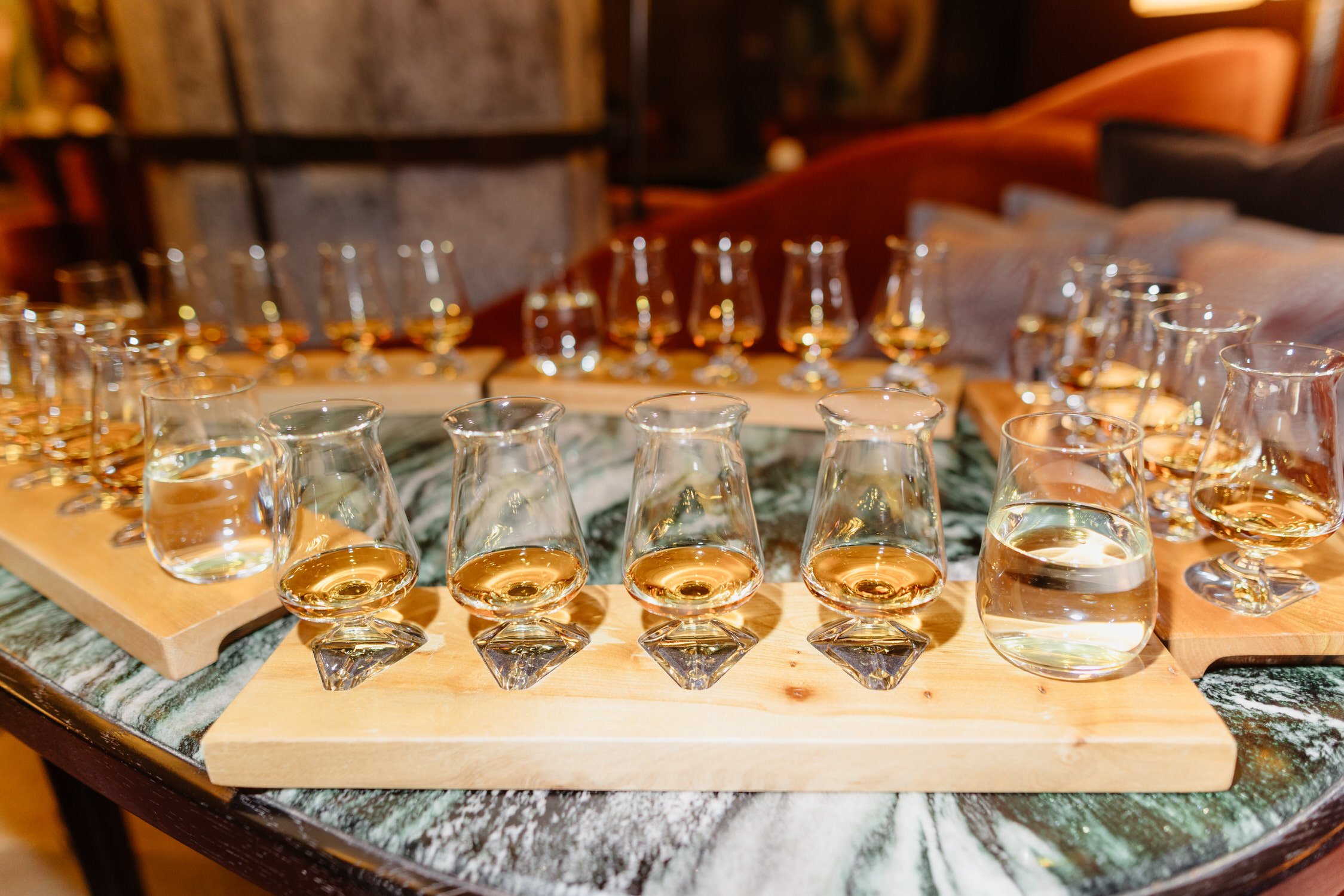 Whiskey tasting at Adare Manor