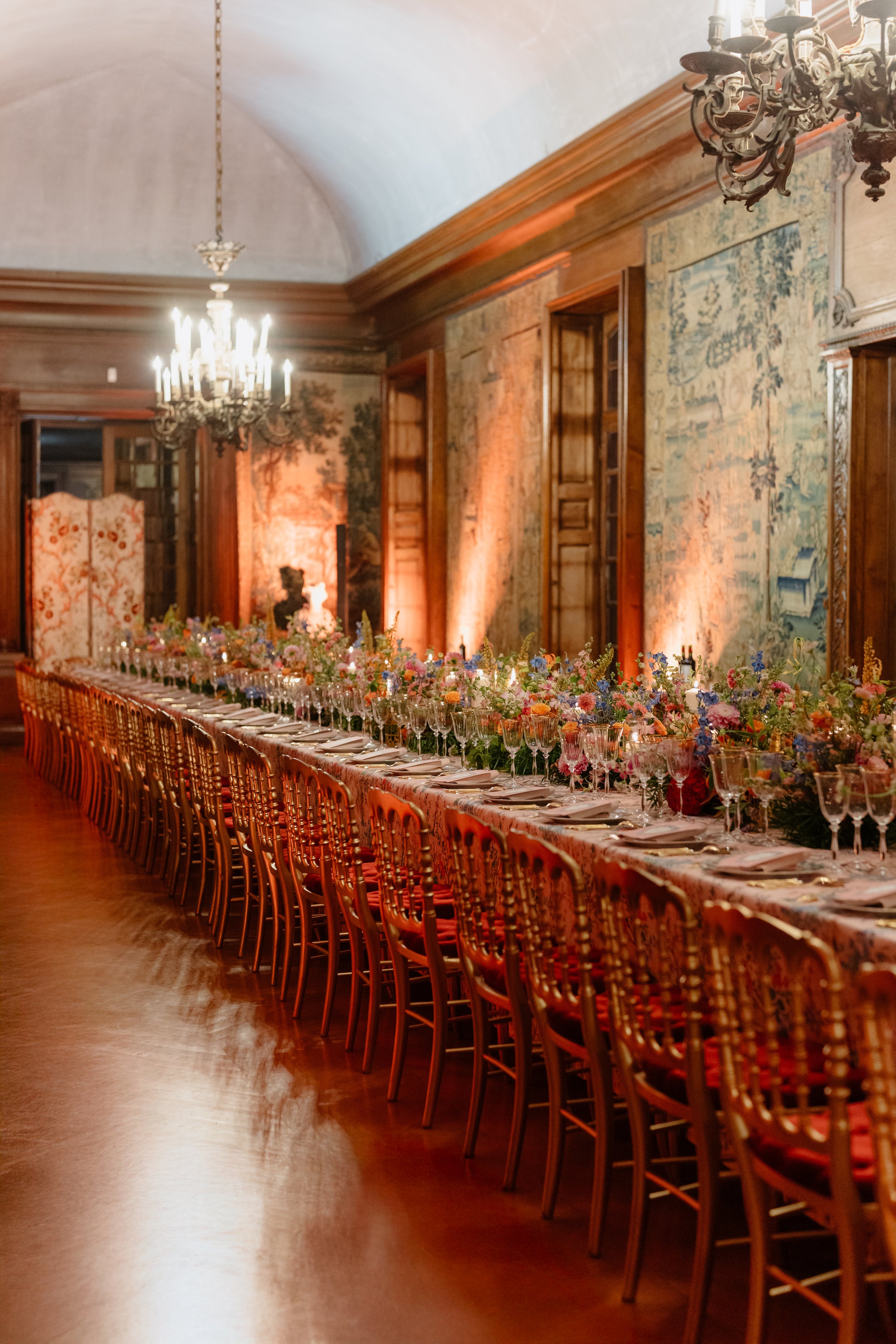 Private party in French Chateaux