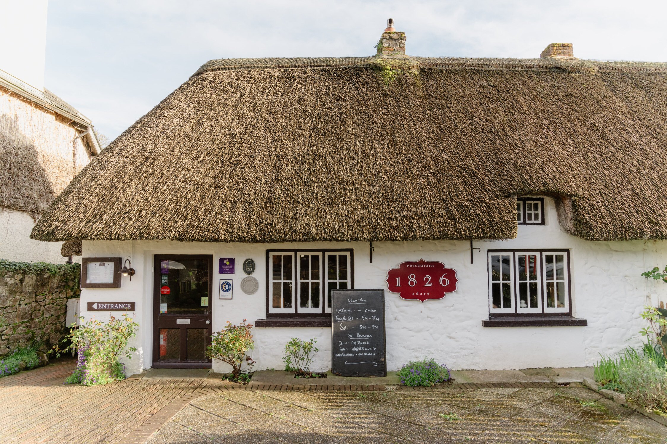The front of 1826 Adare Restaurant