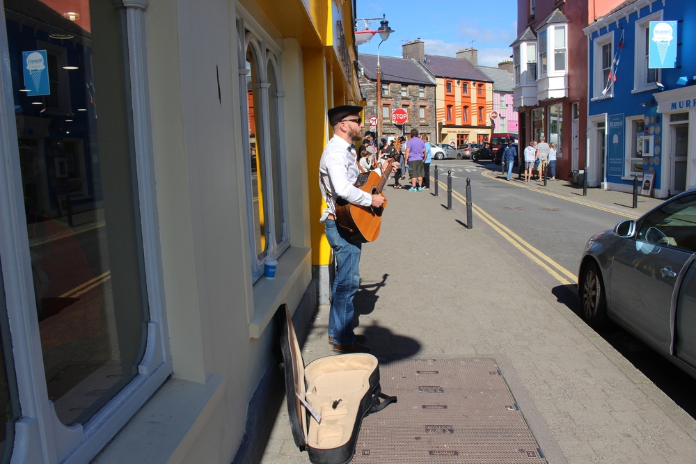 Busking On The Streets Of Dingle