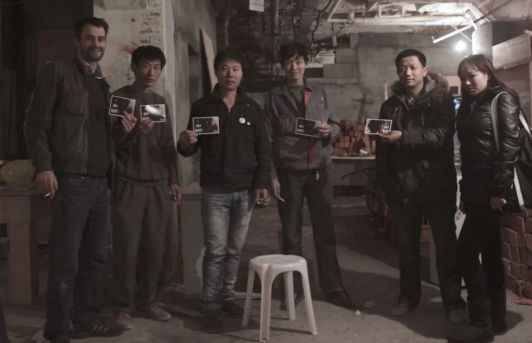 all night construction workers | SHANGHAI, CHINA