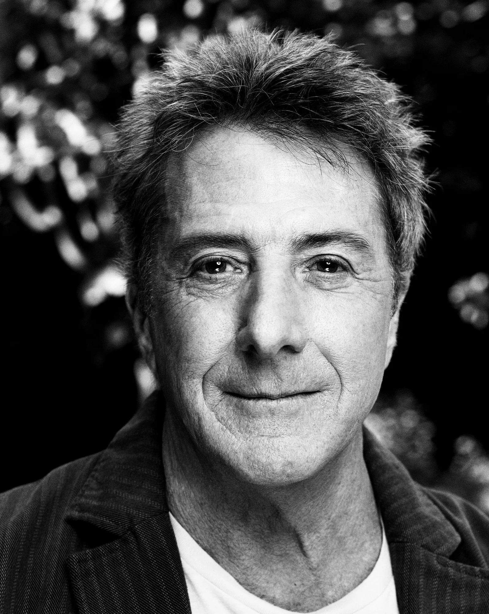   Dustin Hoffman at home in Los Angeles, CA  