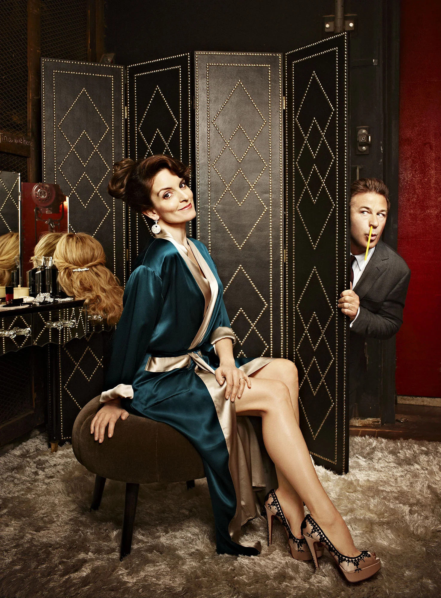   Tina Fey &amp; Alec Baldwin - NYC  