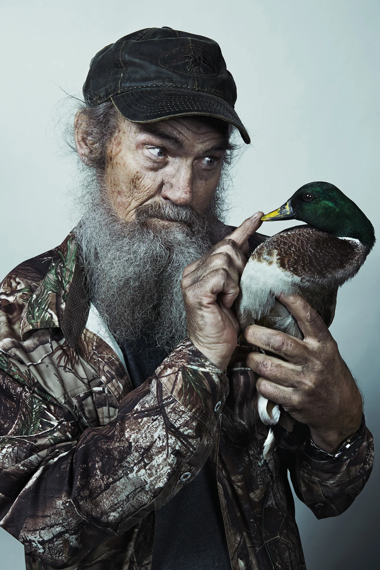   Uncle Si Robertson - of Duck Dynasty Klan for GQ - West Monroe, LA  