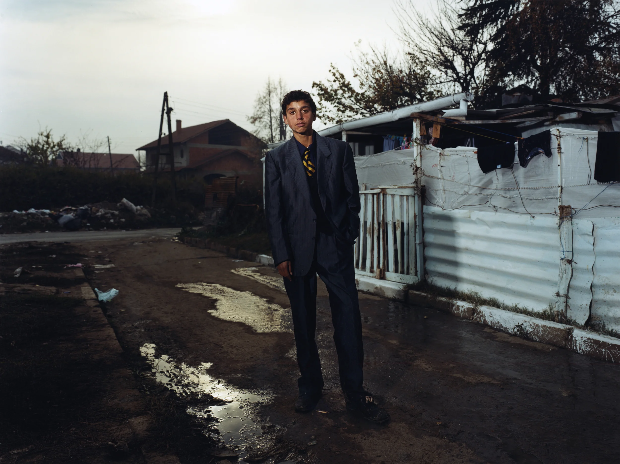 Elvis, Gypsie (Roma) - Shutka, Macedonia. Shutka, just outside of the Mecedonian capital Skopia is the only fully autonomous Roma-run town in Europe, with it's own news station, school system and municipal services. Romani serves as the official language. 