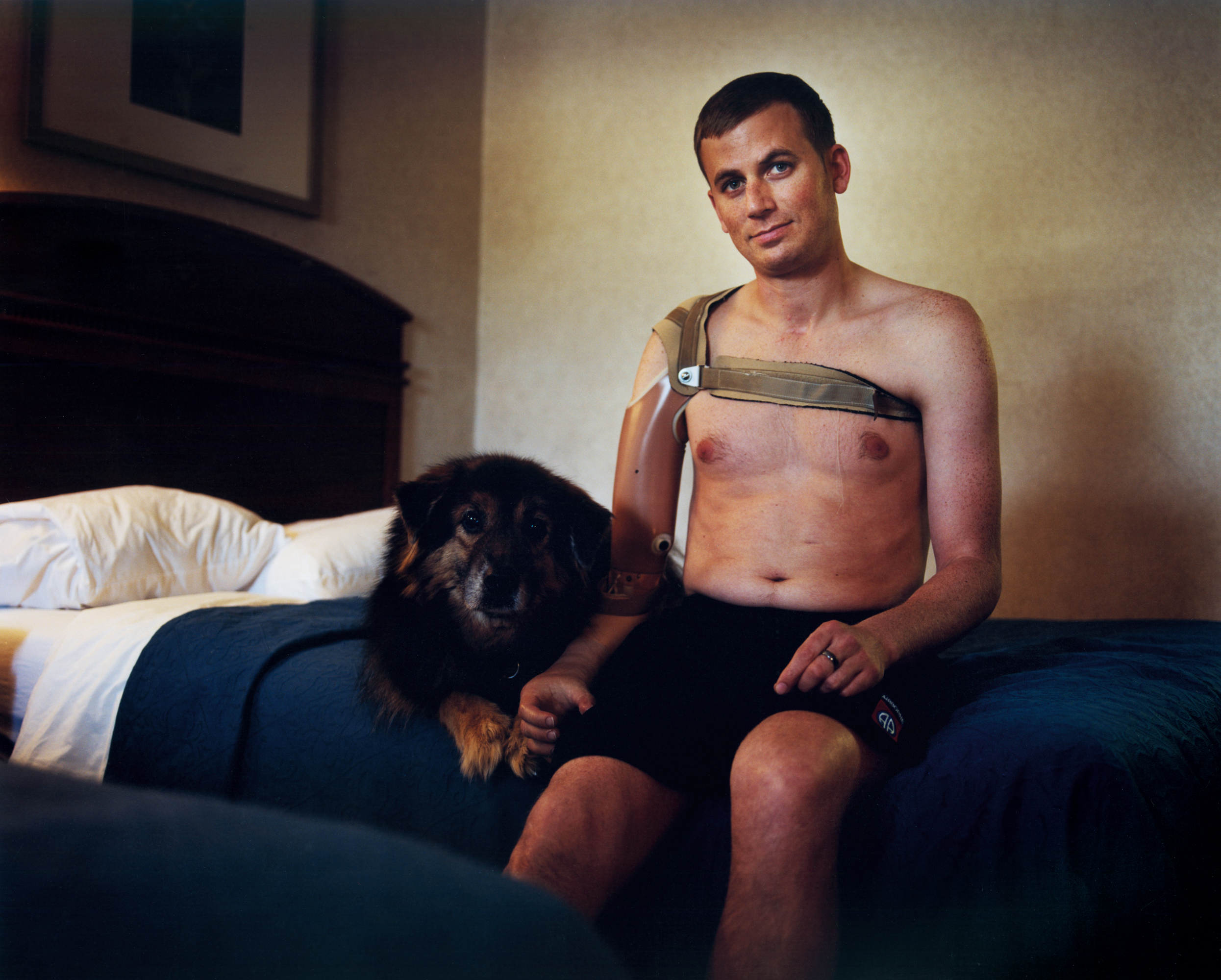 Ted Wade - Iraq War Veteran, sustained severe traumatic brain injury (TBI) and transhumeral amputation. Wade remained in a coma for 2 months - near Walter Reed Hospital - Washington, D.C.