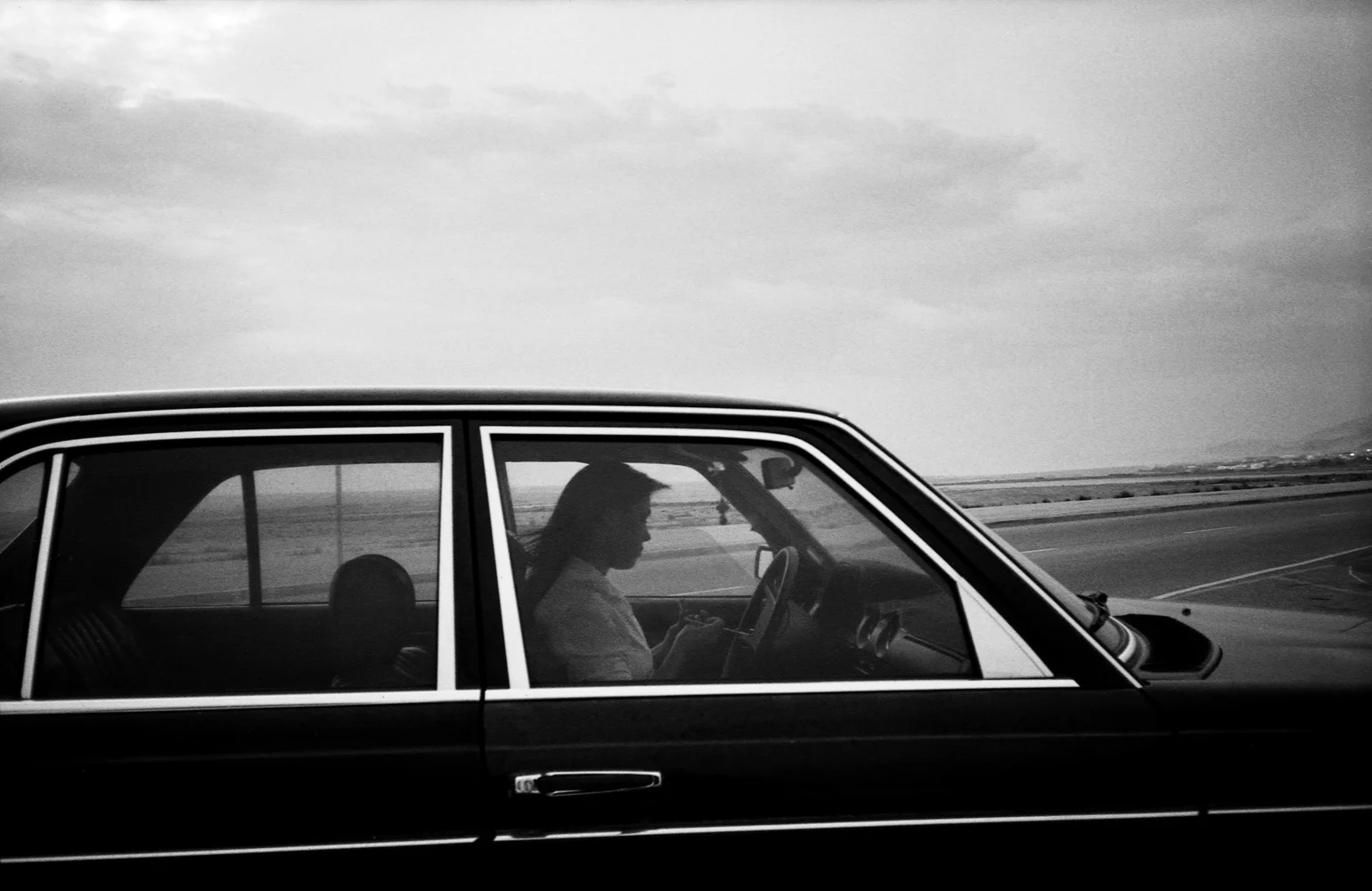   Waiting to get on Marine Base - Twenty-Nine Palms, CA  