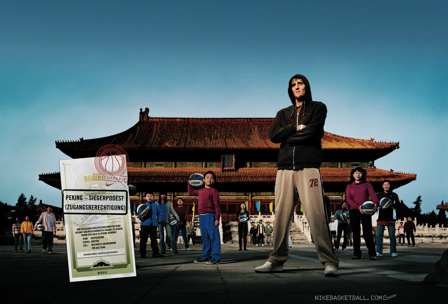   Dirk Nowitzki for Nike - Beijing, China  
