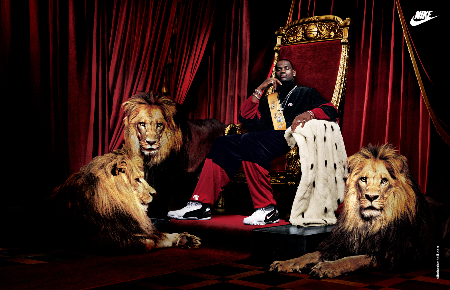   Lebron James as "King James" for Nike - Los Angeles, CA  