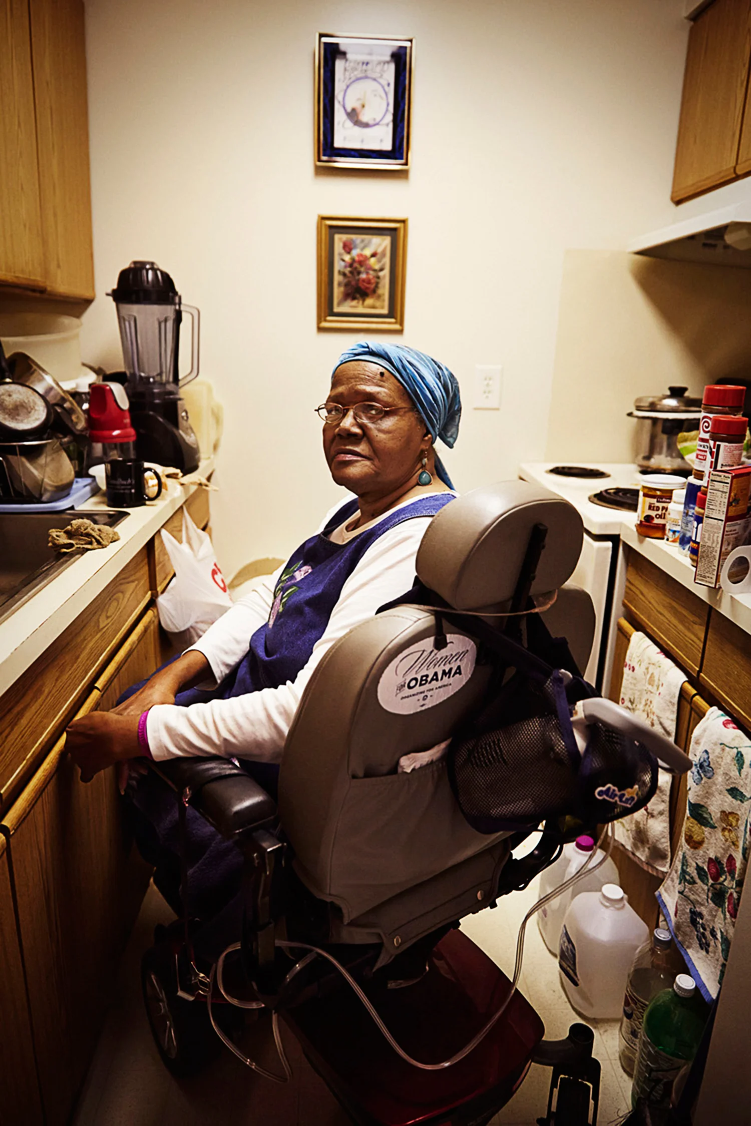   In 2014 President Obama signed into law a bill that would cut $8 billion from the Supplemental Nutrition Assistance Program (SNAP) over 10 years.&nbsp;Willie Smith pictured at her home in subsidized senior housing in Detroit, MI. She saw her meager