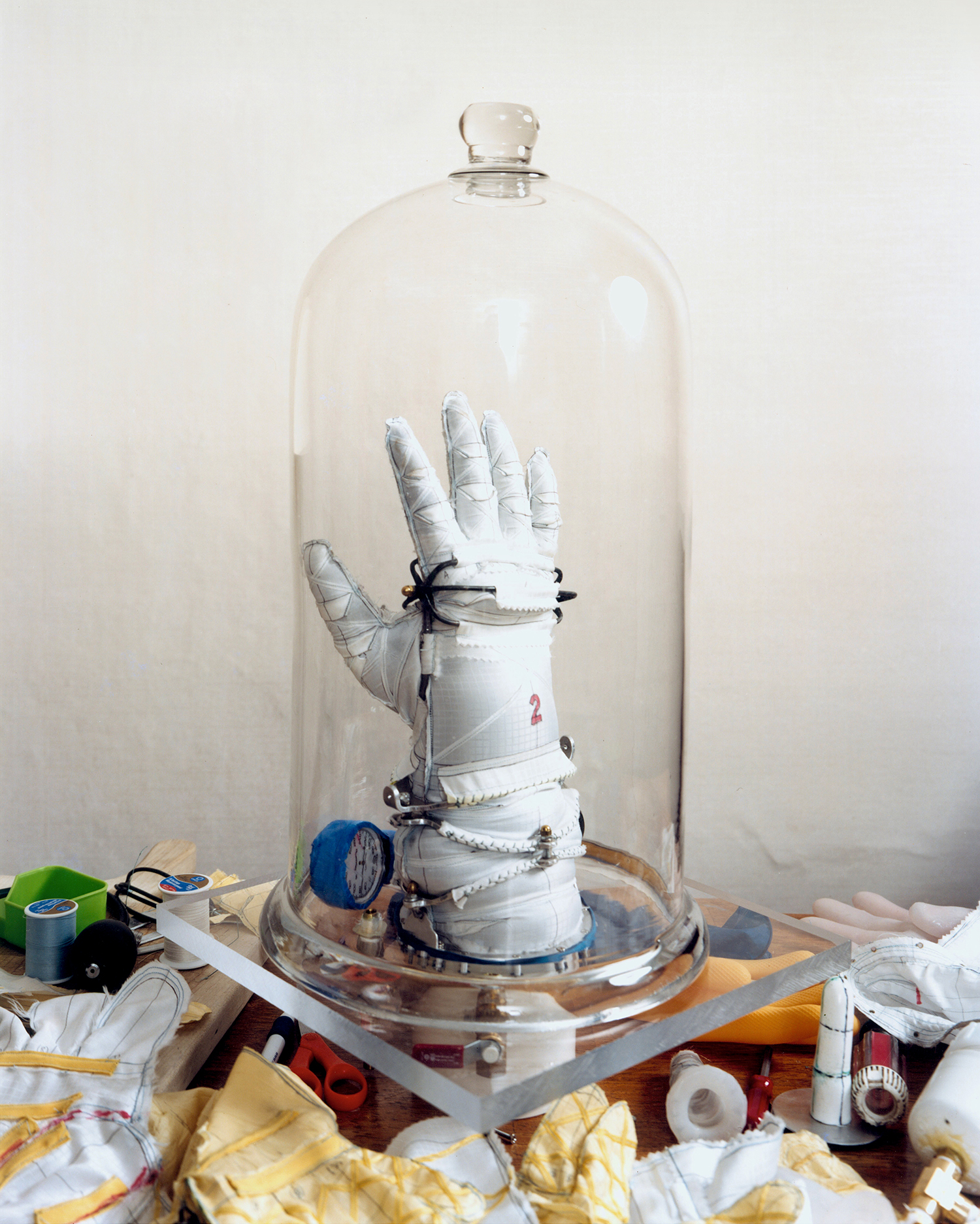   Peter Homer entered his space glove and was one of three finalists in a NASA design and invention contest - Southwest Harbor, ME  