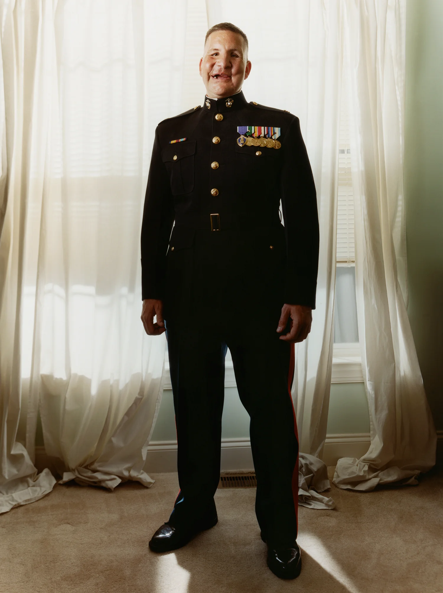 Justin Constantine - Iraq War Vet was wounded with a gunshot wound to the head in Iraq in 2006. He serves on the board of directors of the Wounded Warrior Project, advocating for medical and mental health treatment for returning Iraq veterans and has been an outspoken opponent of US wars in the Middle East.