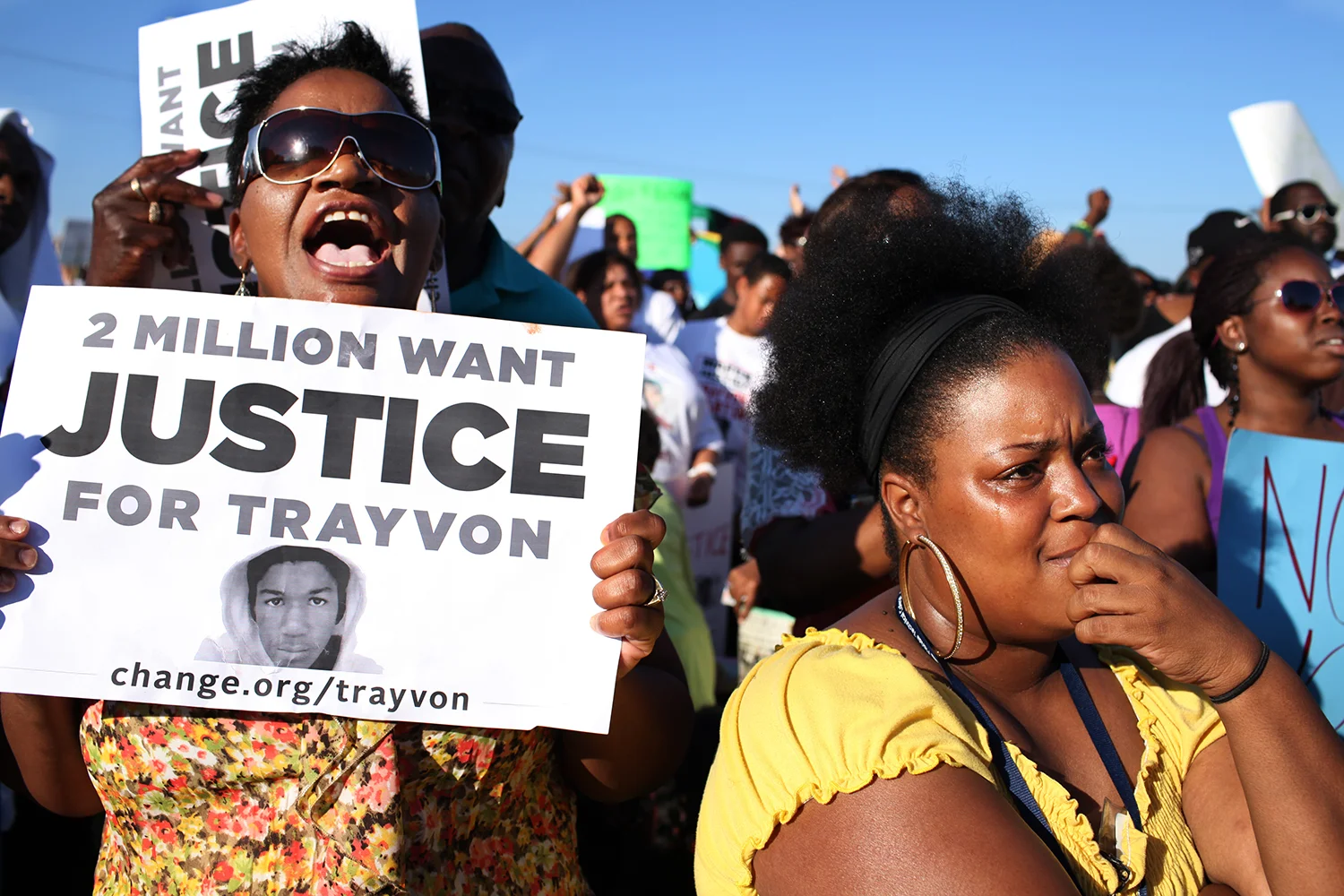   Trayvon Martin supporters protest for justice - Sanford, FL  