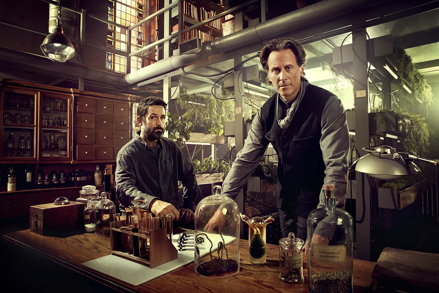   SyFy - Billy Campbell and Steven Weber in Helix - Montreal, Canada  